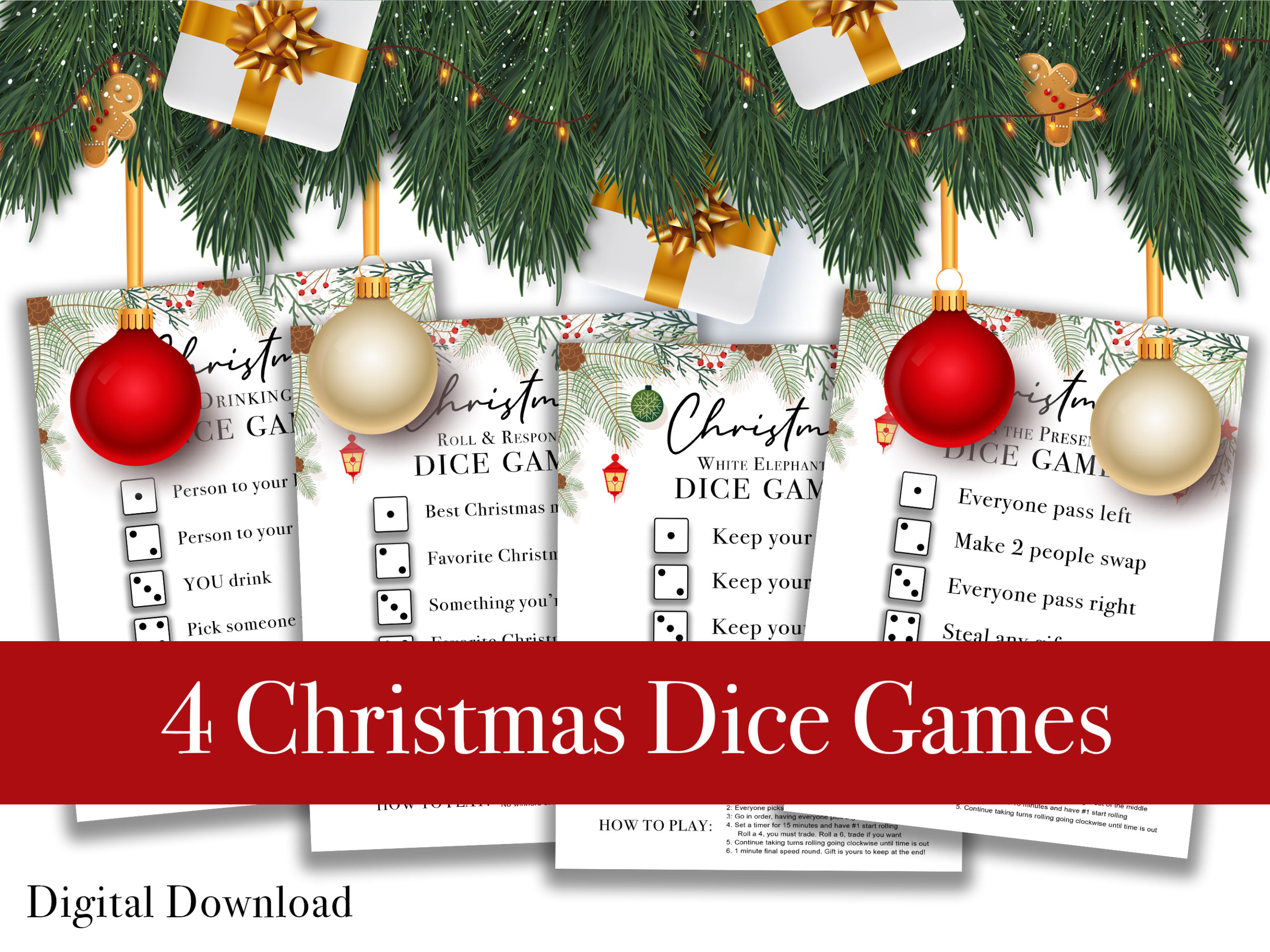 4 christmas dice games