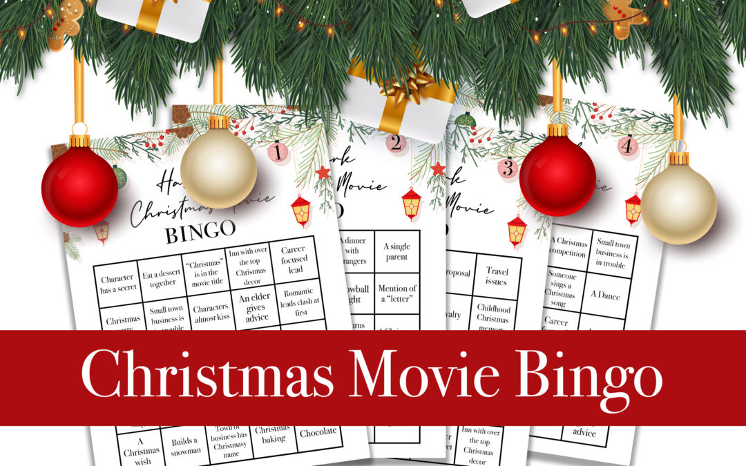 Christmas Movie Bingo Lifetime and Hallmark Movie Holiday Game